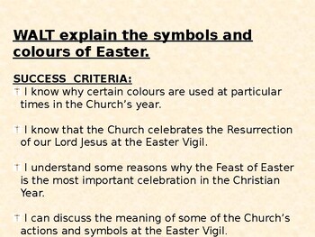 Preview of Easter Resources Powerpoints Lessons PDFs Catholic Flavour Lots of Resources