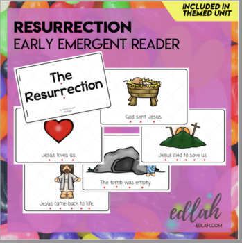 Preview of Easter/Resurrection Early Emergent Reader - Full Color Version