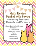 Easter Review Pack with Peeps {Converting Fractions, Decim