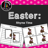 Easter Rhyme Matching Game PLUS recording page