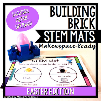 Preview of Easter STEM Center for Building Bricks: STEM Mats