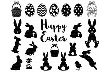 15+ Free Easter Basket Svg Images Free SVG files | Silhouette and
