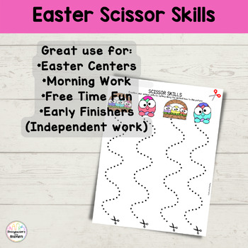 Easter Scissor Skills Cutting Practice