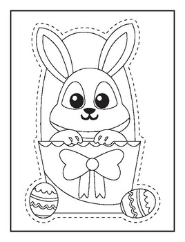 Easter Scissors Skills for K-Grade 2 : To Improve Fine Motor