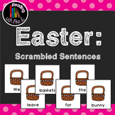 12 Easter Scrambled Sentences PLUS Recording Pages