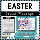 Easter Secret Message Activity for Google Sheets™ | Distan