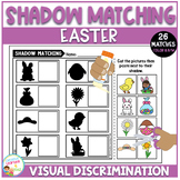 Easter Shadow Matching Cut and Paste Worksheets Visual Dis