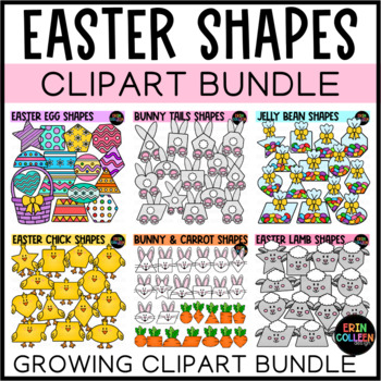 Preview of Easter Shapes Clipart - Easter Clipart
