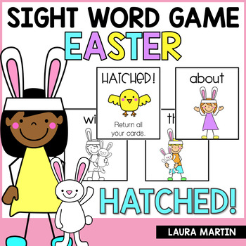 Preview of Easter Sight Word Game - Easter Activities - Spring Word Game - Hatched
