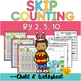 Easter Skip Counting By 2,5, 10 Charts - Skip Counting Maz