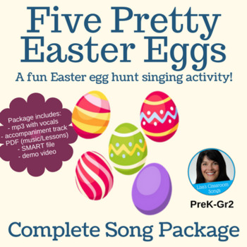 Preview of Easter Song, Game & Activity | Counting Backward | mp3s, PDF, SMART, video