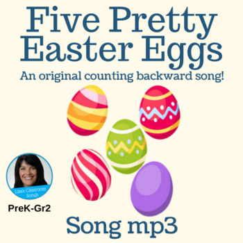 Preview of Easter Song & Game | Counting Backward from 5 | Original Song mp3 Only
