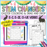 Easter Spanish Stem Changing Verbs Drag and Drop Activity