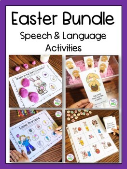 Preview of Easter Speech & Language Activities Bundle