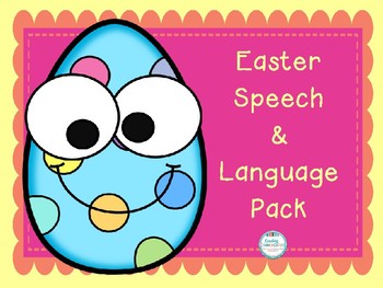 Preview of Easter Speech & Language Pack