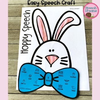 Preview of Easter Speech and Language Activity