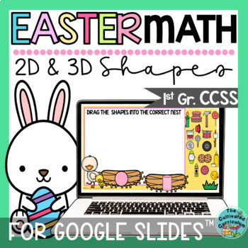 Preview of Easter/Spring 2D & 3D Shapes for Google Slides™