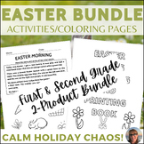 Easter Spring Activities/Coloring Pages Bundle First Secon