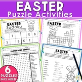 Easter Spring Activities Puzzles Word Search & Crossword P