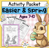Easter & Spring Activity Packet | Wordsearch, Coloring, Cr