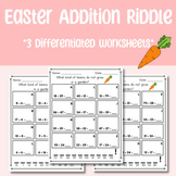 Easter/Spring Addition Worksheet  *FREEBIE!*