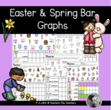 Easter & Spring Bar Graphs | April | Bunny | Flowers | Rai