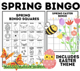 Easter & Spring Bingo Cards | Color, Cut & Glue