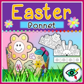 Preview of Easter Spring Bonnet: Printable Craft Activity for Kids