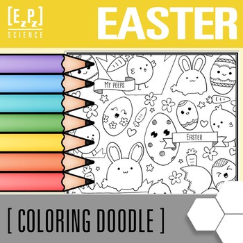 Preview of Easter & Spring Coloring Page for Early Finishers | Holiday Coloring Sheet