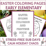 Easter Coloring Pages PreK & Kindergarten 1st, 2nd Grade P