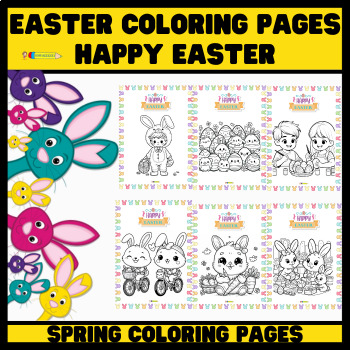 Preview of Easter & Spring Coloring Pages | Spring Activities
