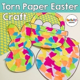 Free Easter / Spring Craft - Torn Paper Craft - Cut and Pa