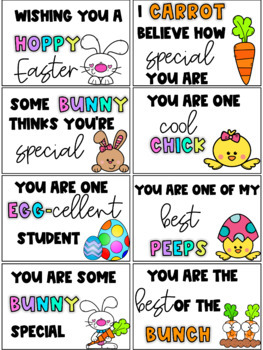 Easter Spring Editable Gift Tags by The Study Buddy | TpT