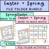 Easter & Spring File Folder Item Identification Growing Bundle