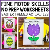 Easter Spring Fine Motor Crafts | Easter Toddler Activitie