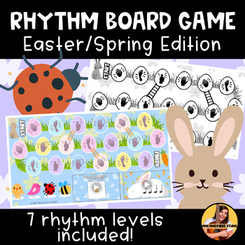Preview of Easter/Spring Interactive Rhythm Game for Elementary Music