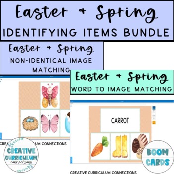 Preview of Easter & Spring  Item Identification ALL Print & Digital Growing Bundle