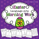 Easter / Spring Language Arts cut and paste morning work