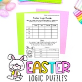 Logic Puzzles Math Puzzle Activity | FREEBIE | Easter and 