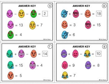 Easter & Spring Math Activities | Easter Egg Addition & Subtraction