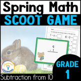 Easter Spring Math Games Center Subtraction Worksheets Bun