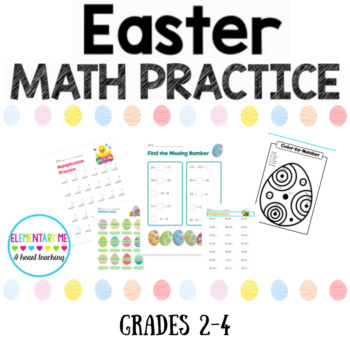 Preview of Easter / Spring Math Practice Activities