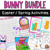 Easter Spring Math Science and Writing Activities Bundle
