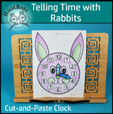 Clock Craft Activity | Rabbit | Spring | Clock Practice Pages