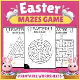 Easter Spring Mazes | Easter Spring Mazes Puzzles and Acti