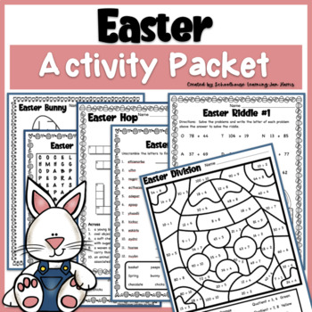 Preview of Easter | Spring Mazes Puzzles and More Activity Packet