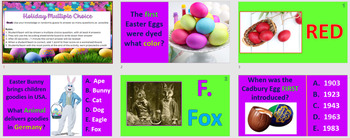 Preview of Easter (Spring) Multiple Choice PowerPoint Questions