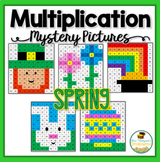Easter Spring Multiplication Mystery Pictures
