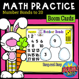 Easter Spring Number Bonds | BOOM CARDS | Distance Learning