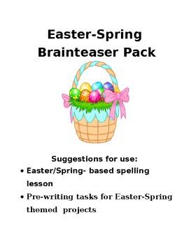 Preview of Easter-Spring Packet